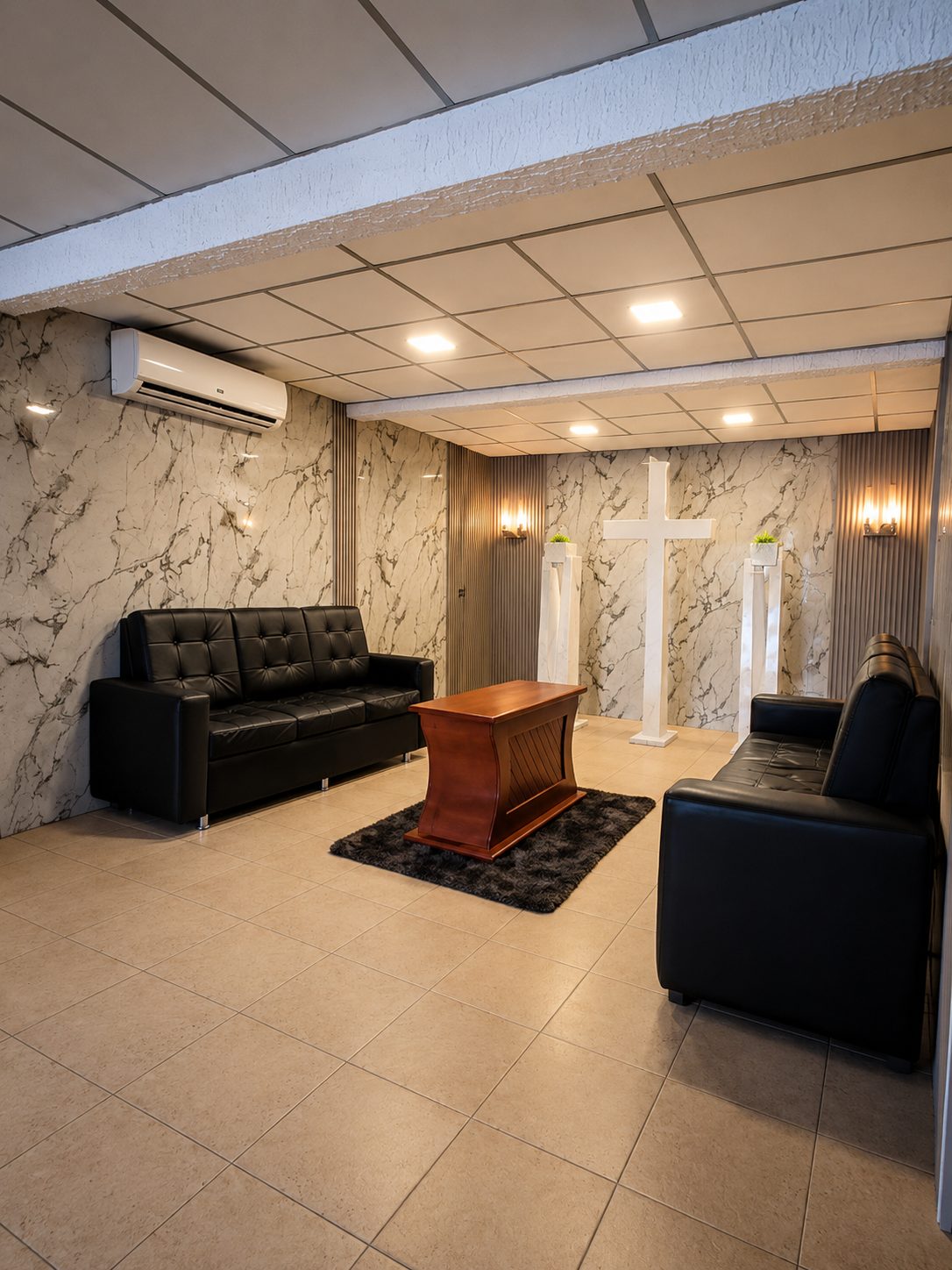 Sala de preparación en Servicios Fúnebres Shalom